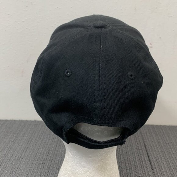LFM Lehman Feed Mill Baseball Hat Mens OSFM Black Strapback Cap New Era 9Forty - Picture 7 of 14